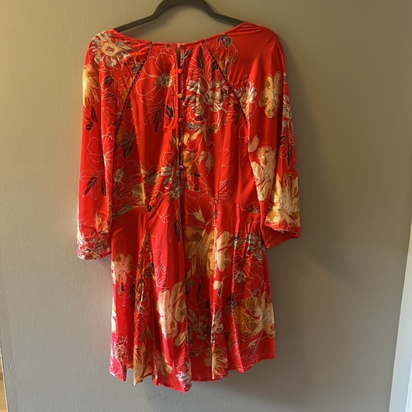 Free People red/orange Boho Dress (Size 4) - Picture 7 of 7